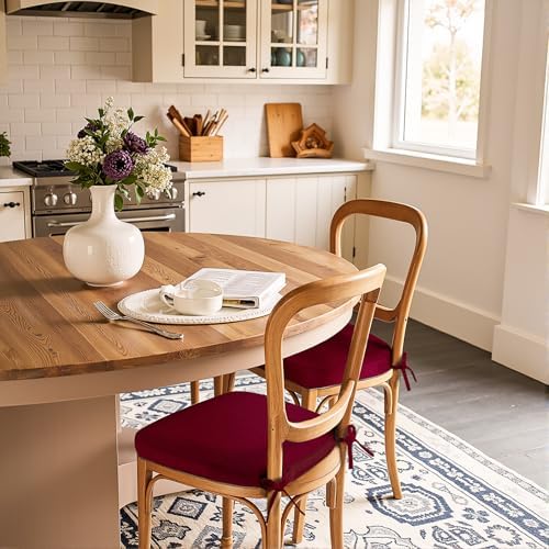Sunsleek Chair Cushions for Dining Chairs D-Shaped Seat Cushions Chair Pads - Image 6