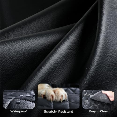 Dog Car Seat Cover for Tesla Model 3 Model Y, Scratch-Resistant Leather - Image 4