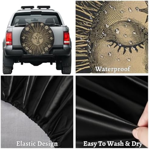 Sun Ethnic Art Spare Tire Cover Dust-Proof Wheel Protector - Image 4