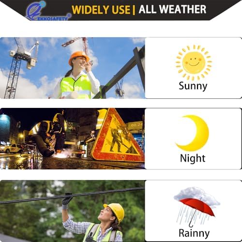 Hi Vis Reflective Safety Vest for Men Women - Image 6