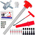 Quick Change Tire Valve Tool Kit, Tire Valve Stem Core Quickly Replacement Tool by Richcat