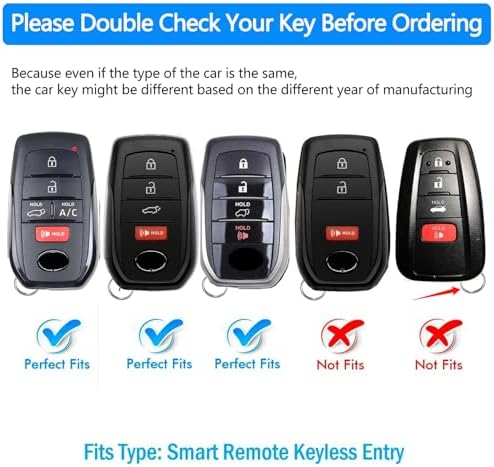 Tukellen for Toyota Key Fob Cover TPU Soft Case for 2025-2026 Camry 4 Runner - Image 2