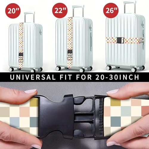 Luggage Straps for Suitcases, Heavy Duty Travel Belt - Image 4
