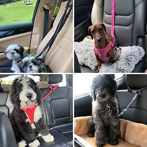 BWOGUE Dog Seat Belt for Car, Headrest Restraint Bungee Lead - Image 7