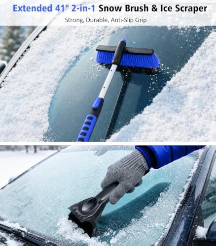 41" Extendable Snow Brush for Car - Image 2