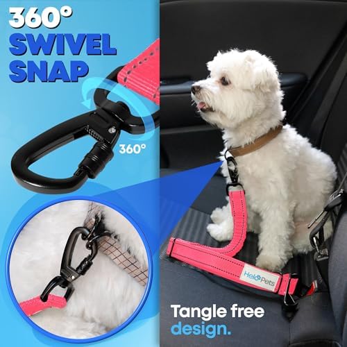 Dog Seat Belt for Car 3-in-1 Adjustable Safety Seatbelt for Dogs in Car – - Image 3