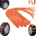 Universal Reusable Anti-Skid Nylon Tire Chains, 10/20/50Pcs Adjustable Portable by Unknown