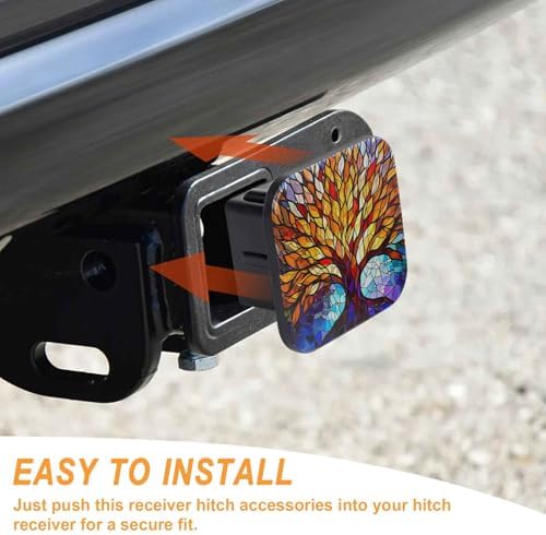2" Trailer Hitch Cover Rubber Receiver Tube Cap Trailer Hitch Covers - Image 4
