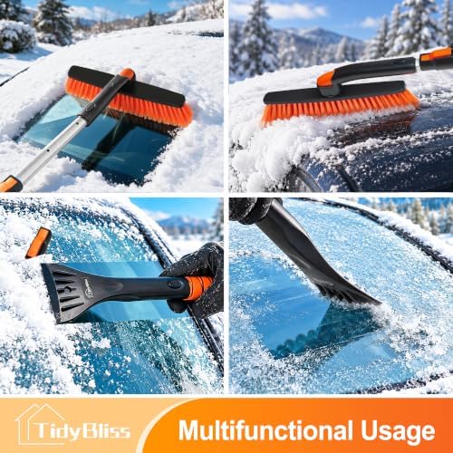 TidyBliss 36” Snow Brush with Ice Scraper - Image 6