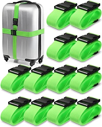 Saintrygo 12 Pack Luggage Straps by Saintrygo