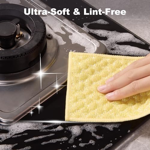 JOYMOOP Microfiber Cleaning Cloth, 6 Piece Set, Extra Small - Image 6
