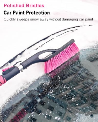 HEEYA Ice Scraper and Brush for Car, Snow Brush for Windshield - Image 3