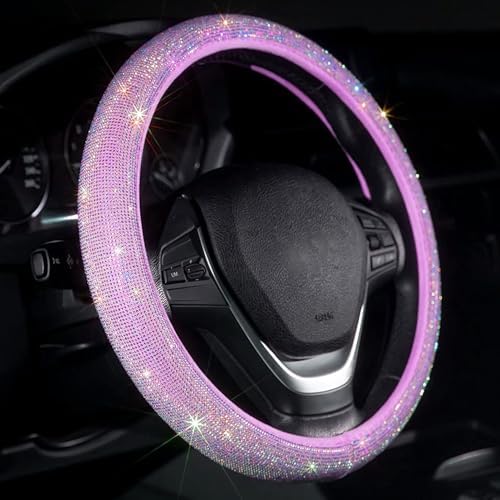 Car Fuzzy Bling Steering Wheel Cover by Carwales