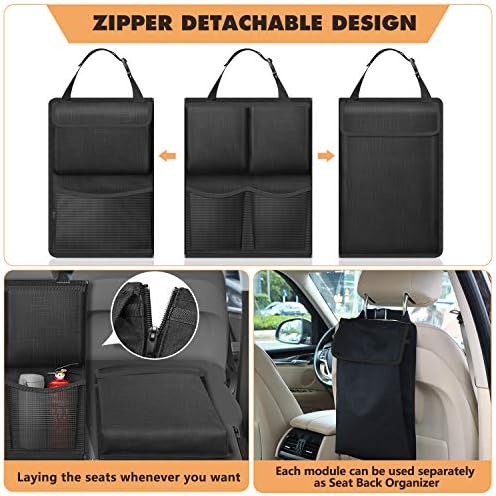 FINPAC Car Trunk Organizer Storage, Detachable Seat Back Hanging Storage - Image 2