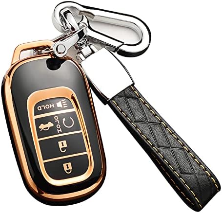 for Honda Key Fob Cover with Keychain, by Cacacar