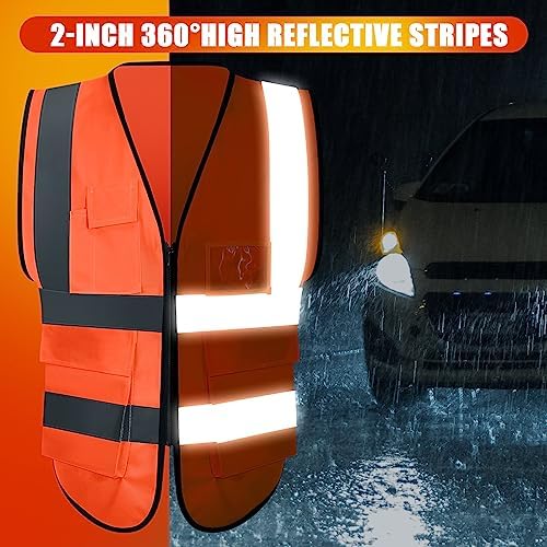 Leumoi 30 Pack Reflective Safety Vest - Image 4