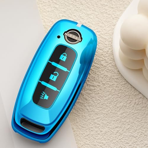 for Nissan Key Fob Cover 3 Buttons Car Key Case Sentra Kicks Pathfinder Rogue - Image 5
