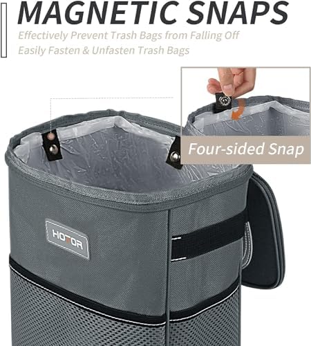 HOTOR Car Trash Can, Leakproof Car Organizer - Image 2