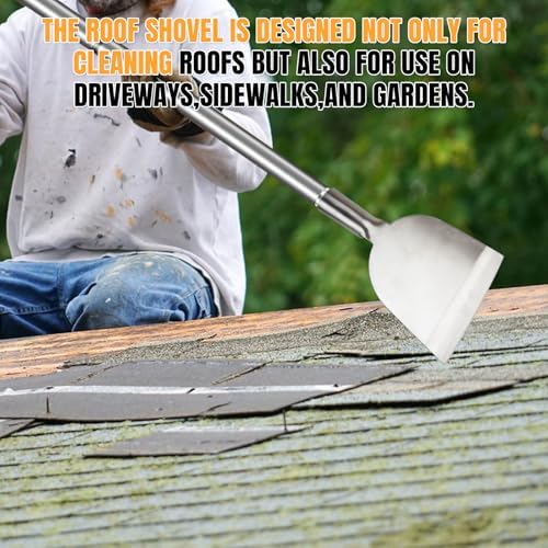 Floor Scraper Long Handle Multifunctional Cleaning Shovels Flat Head - Image 4