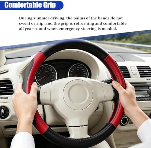 Car Steering Wheel Cover, 14.5-15" - Image 3