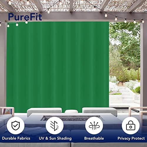 PureFit Outdoor Curtains for Patio Waterproof Weatherproof Outside Curtains - Image 3