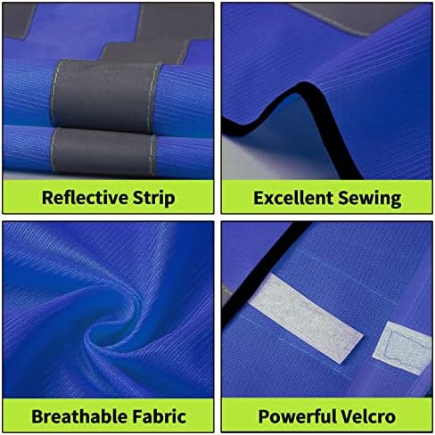 Safety Vest, Reflective High Visibility Construction Vest - Image 3