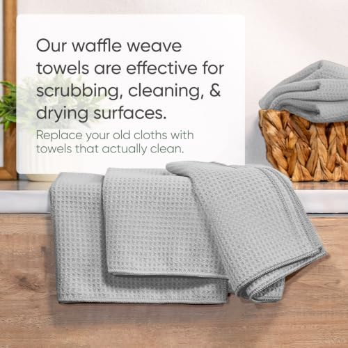 Kitchen Towels - Microfiber Waffle Weave Towels | Absorbent, No Lint, Commercial - Image 5