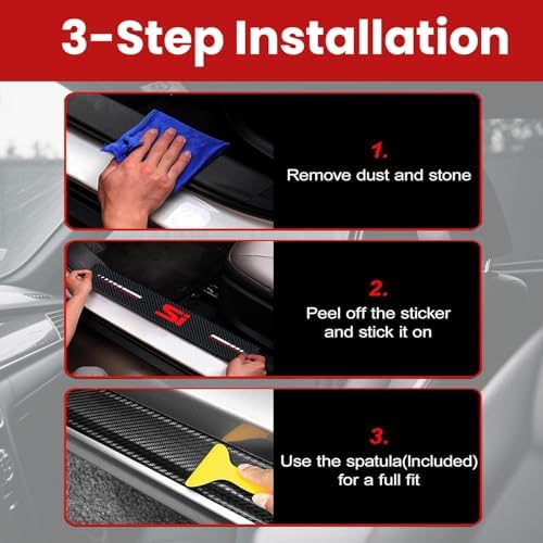 Door Sill Protector Accessories Car Door Entry Guard Sill Protector - Image 6