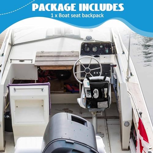 Boat Seat Backpack Boat Backseat Storage Organizer - Image 2