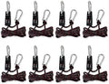 Ratchet Tie Down Straps, 1/4" 12FT Adjustable Rope Tie Down, 8 Pack by NONGKANG