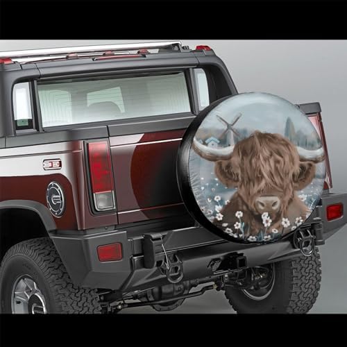 Cow Spare Tire Cover Wheel Protectors - Image 6