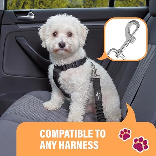 Active Pets Dog Seatbelt, Adjustable Safety Dog Seat Car Harness, Dog Seat Belt - Image 6