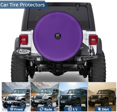 Spare Tire Cover with Backup Camera Hole Fit - Image 6