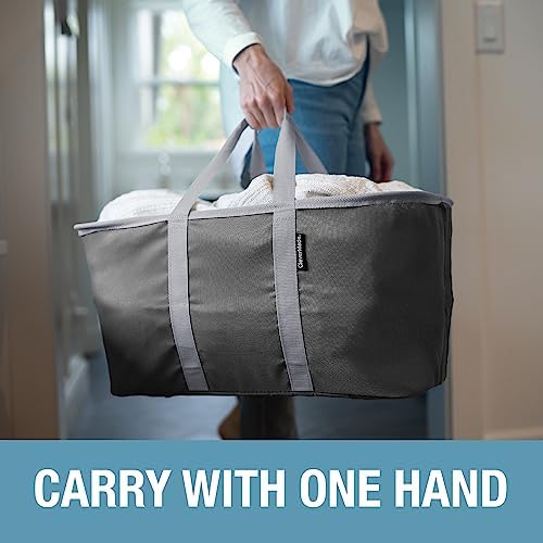 CleverMade Collapsible Fabric Laundry Baskets - Image 4