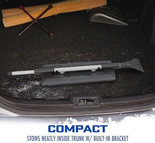 Snow Joe SJBLZD-LED-BLK 4-In-1 Telescoping Snow Broom + Ice Scraper, 18-Inch - Image 4