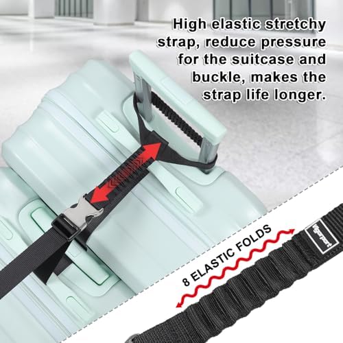 Vigorport Luggage Straps, Metal Luggage Connector Straps - Image 2