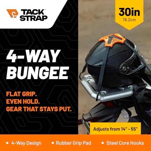 Tack Strap 30 in. Flat Bungee Tie Down Straps - Image 2
