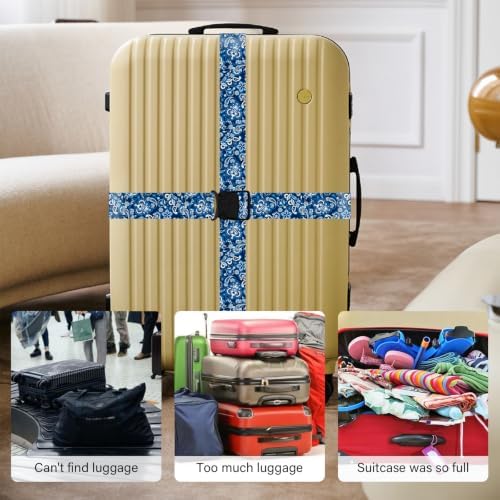 Luggage Straps for Suitcases, Travel Adjustable Belt - Image 6