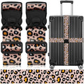 2 Pack Luggage Straps for Suitcases, Adjustable Travel Belt by ZHOMA