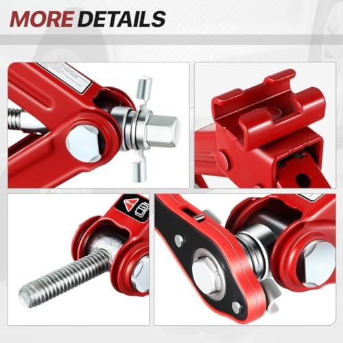Scissor Lift Jack Universal for Car Truck, 1.5 Ton Capacity, 360 Degree Rotating - Image 5