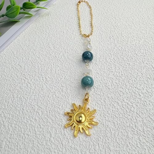 Sun Hanging Car Charm, Boho Crystals Decor - Image 5