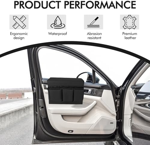 wuyaoyao Leather Car Window Armrest Storage Box - Image 4