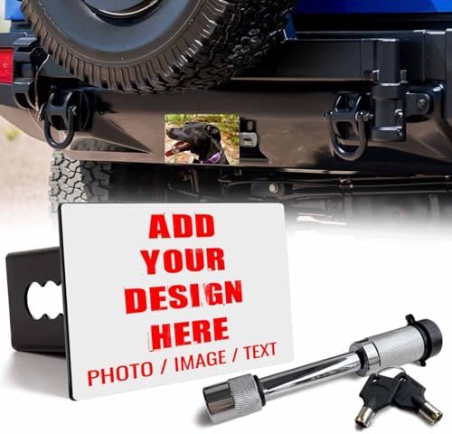 Custom Personalized Tow Metal Trailer Hitch Cover - Image 7