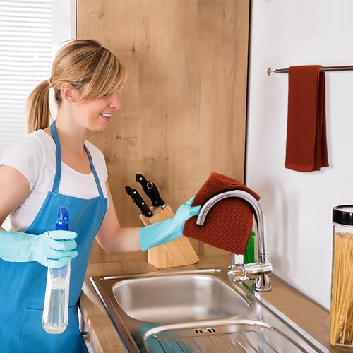 Kitinjoy 100% Cotton Waffle 8-Pack Kitchen Towels - Image 5
