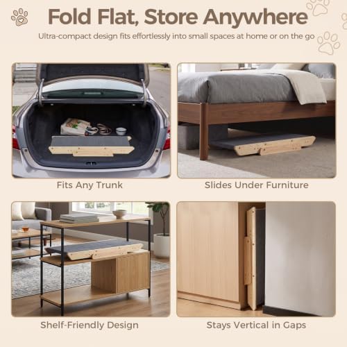 Foldable Pet Stairs with Non-Slip Surface, Portable Dog 3 Steps Ramp - Image 4