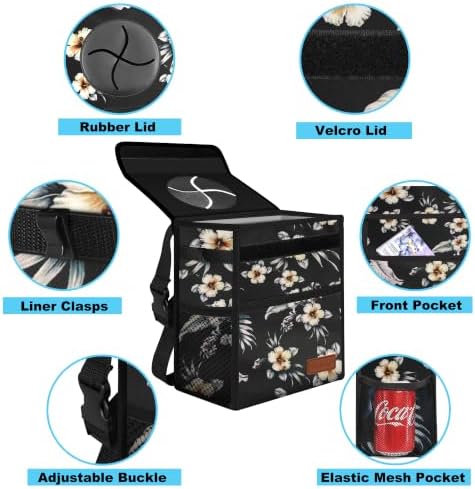 Femuar Leak Proof Car Trash Can - Image 3