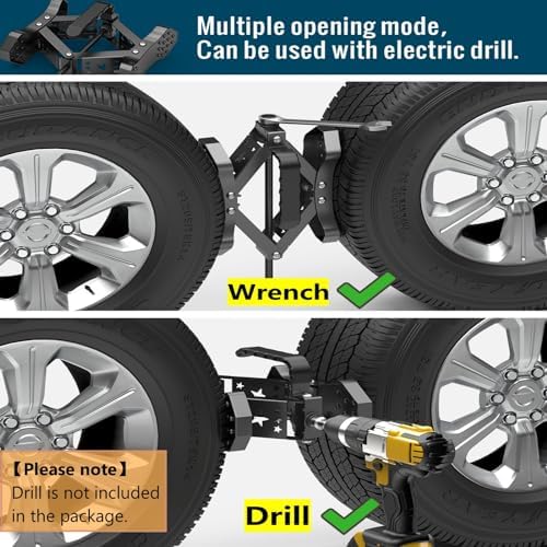 X-Shaped Wheel Chocks for RV Camper Travel Trailer, Allow Drill Adjust - Image 3