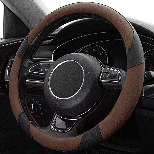 Steering Wheel Covers Black Universal Microfiber Leather, Suitable - Image 3