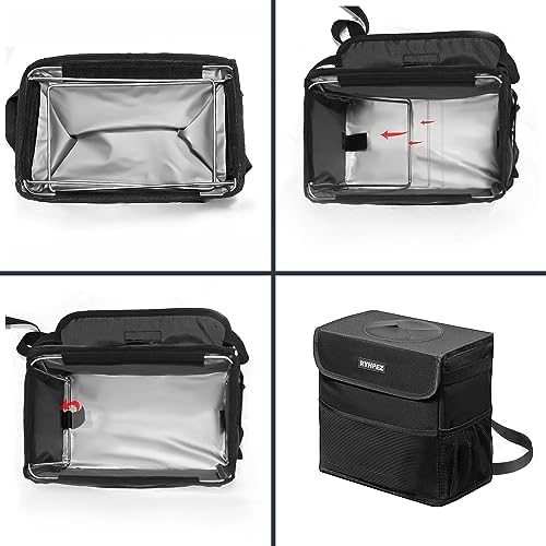 Ryhpez Car Trash Can with Lid - Image 5