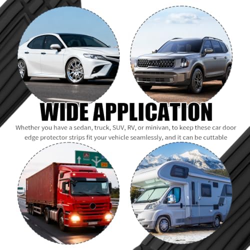 4PCS Car Door Sill Protector, Width 2.56" Car Door Protector - Image 6